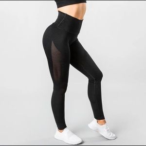 Alphalete Aero Leggings - blue - worn 2x